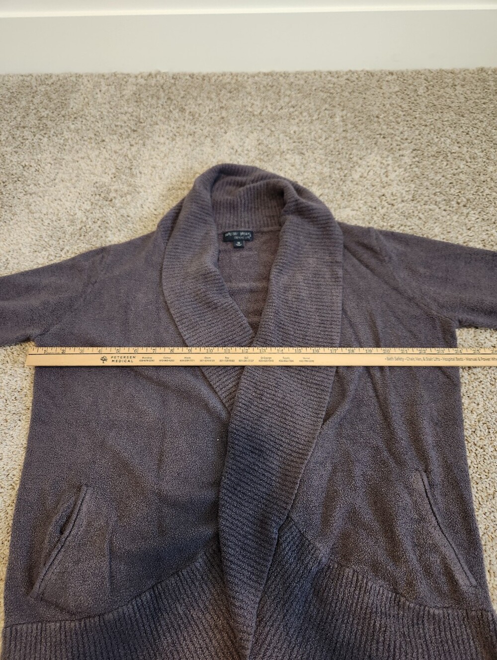 Barefoot Dreams CozyChic Lite Circle Cardigan Size 1X - Picture 8 of 9
